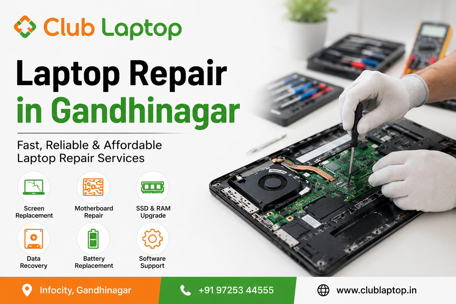 Laptop Repair in Gandhinagar